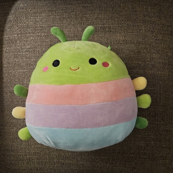 Squishmallow Rutabaga Caterpillar 8" Spring Summer 2022 Plush Kellytoy - Picture 1 of 8